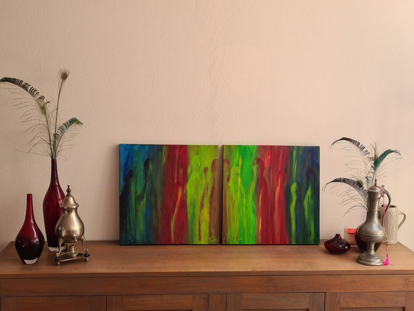 Het tweeluik met de schimmen