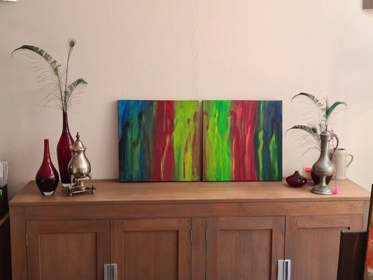 Het tweeluik met de schimmen