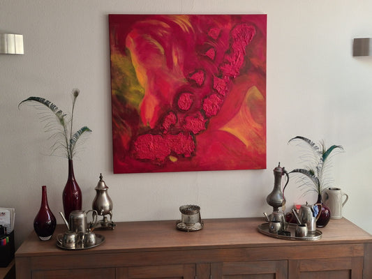 Abstract in het Rood